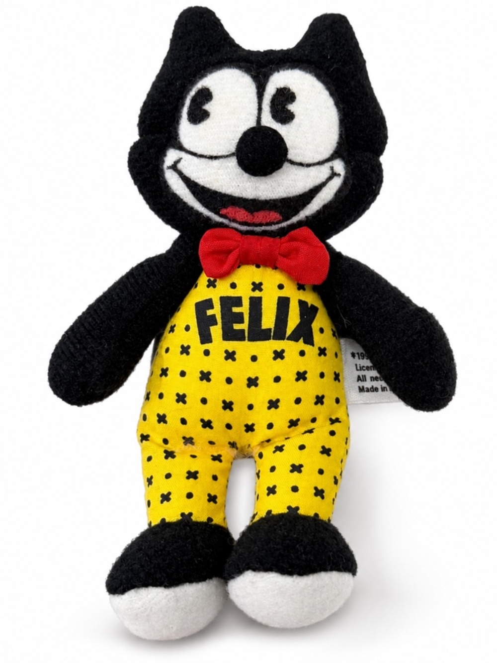 Vintage 1996 Wendy's Felix the Cat 5" Mini Plush Kids Meal Toy